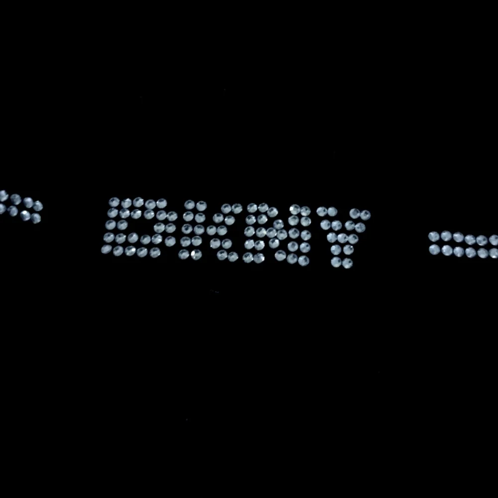 Calvin Klein Rhinestone Shirt Sport Black Size L - Picture 6 of 14